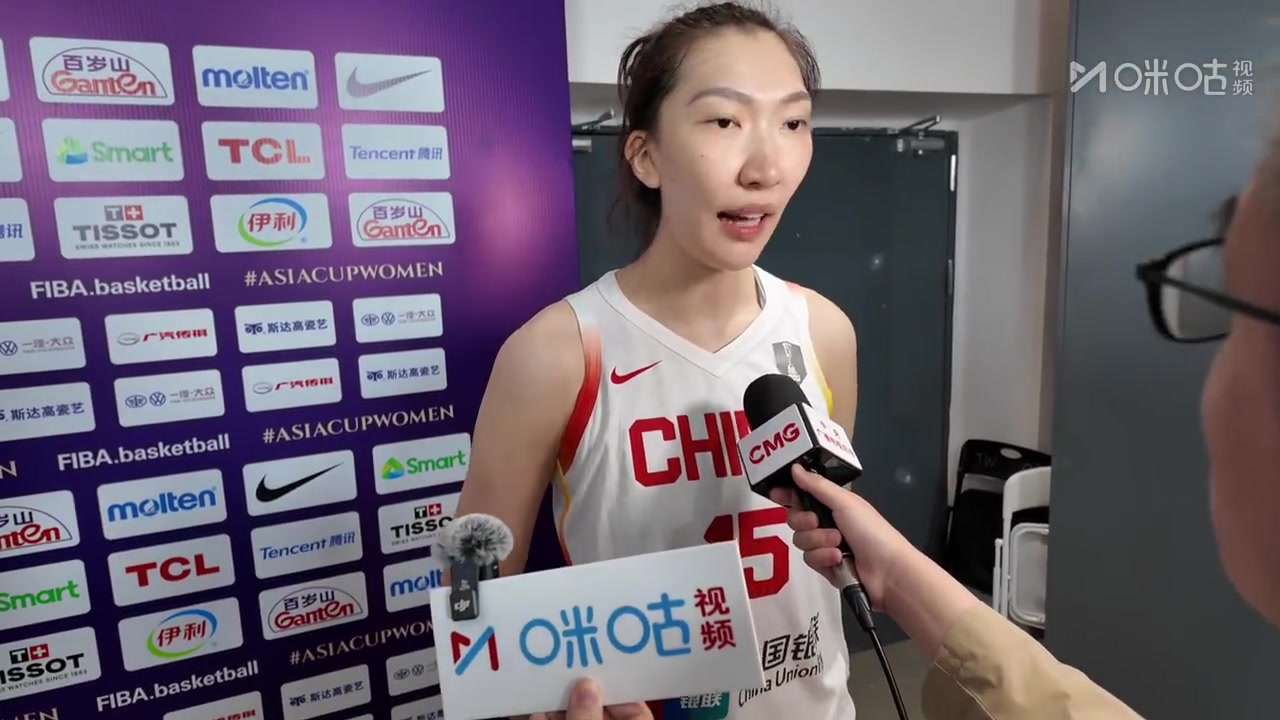 韩旭：希望张子宇健健康康打球 她是球队最强的杀伤点